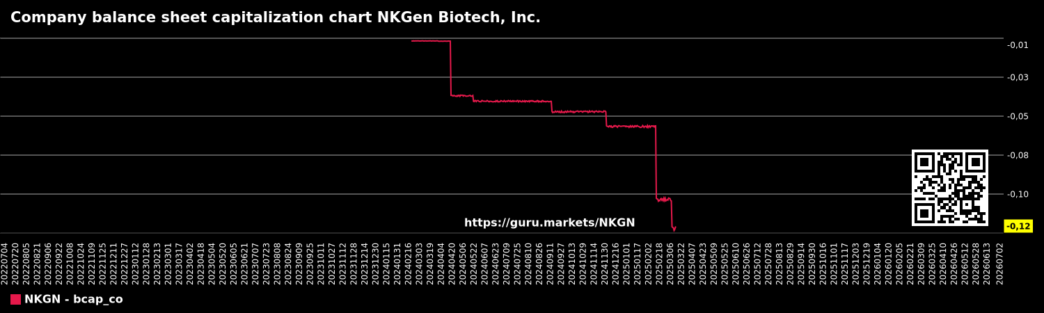 Company balance sheet capitalization chart NKGen Biotech, Inc.